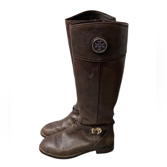 Tory Burch Brown Tall Riding Boot - Picture 1 of 7